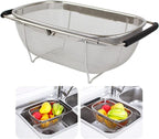 Stainless Steel Colander Oval Shape Big Size